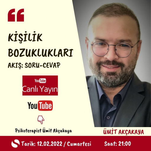 Youtube Canlı Yayını: Kişilik Bozuklukları