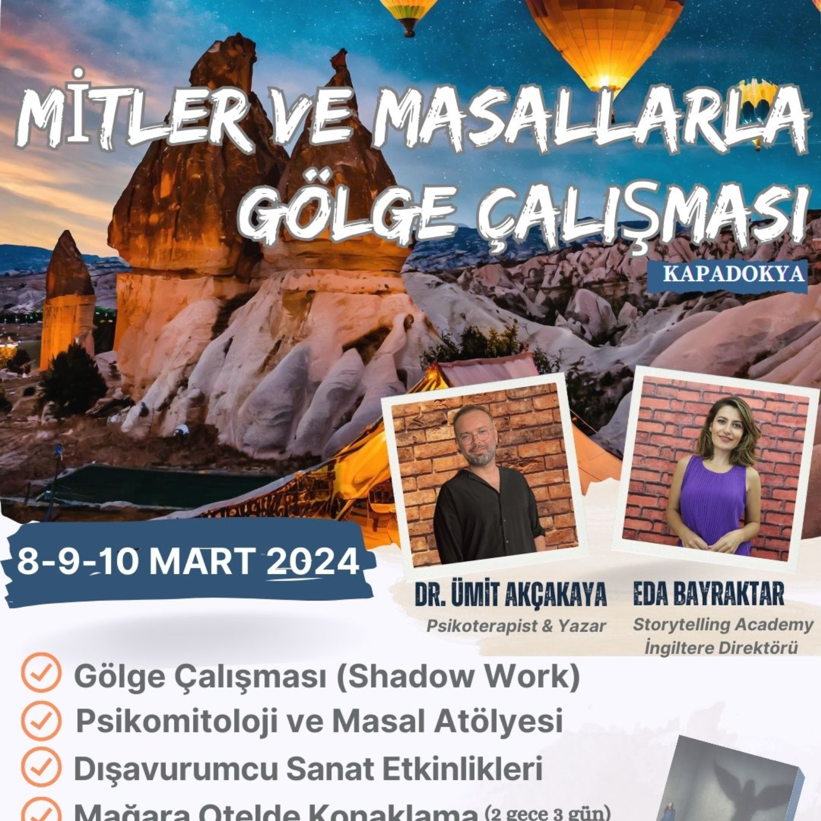 MİTLER ve MASALLARLA GÖLGE ÇALIŞMASI ( KAPADOKYA KAMPI)