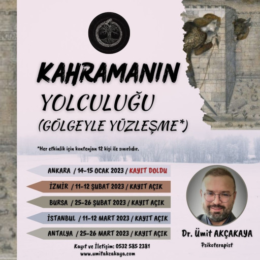 Kahramanın Yolculuğu - Gölgeyle Yüzleşme Atölyeleri